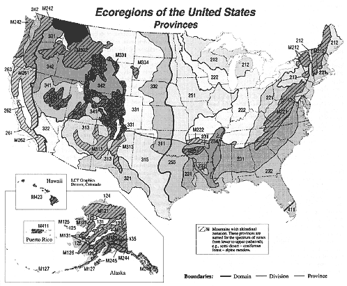 Ecoregions Map